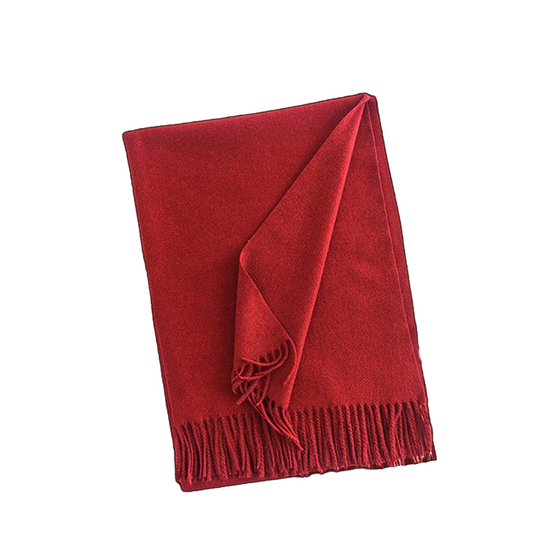 Classic Winter Plaid Christmas Scarf 6
