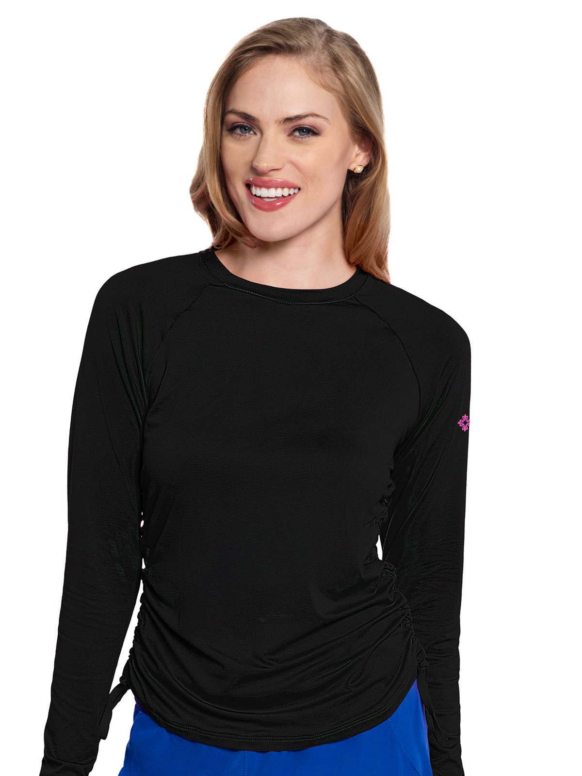 Med Couture - MC AMP - Women's Pocketless Long Sleeve Underscrub Shirt 1