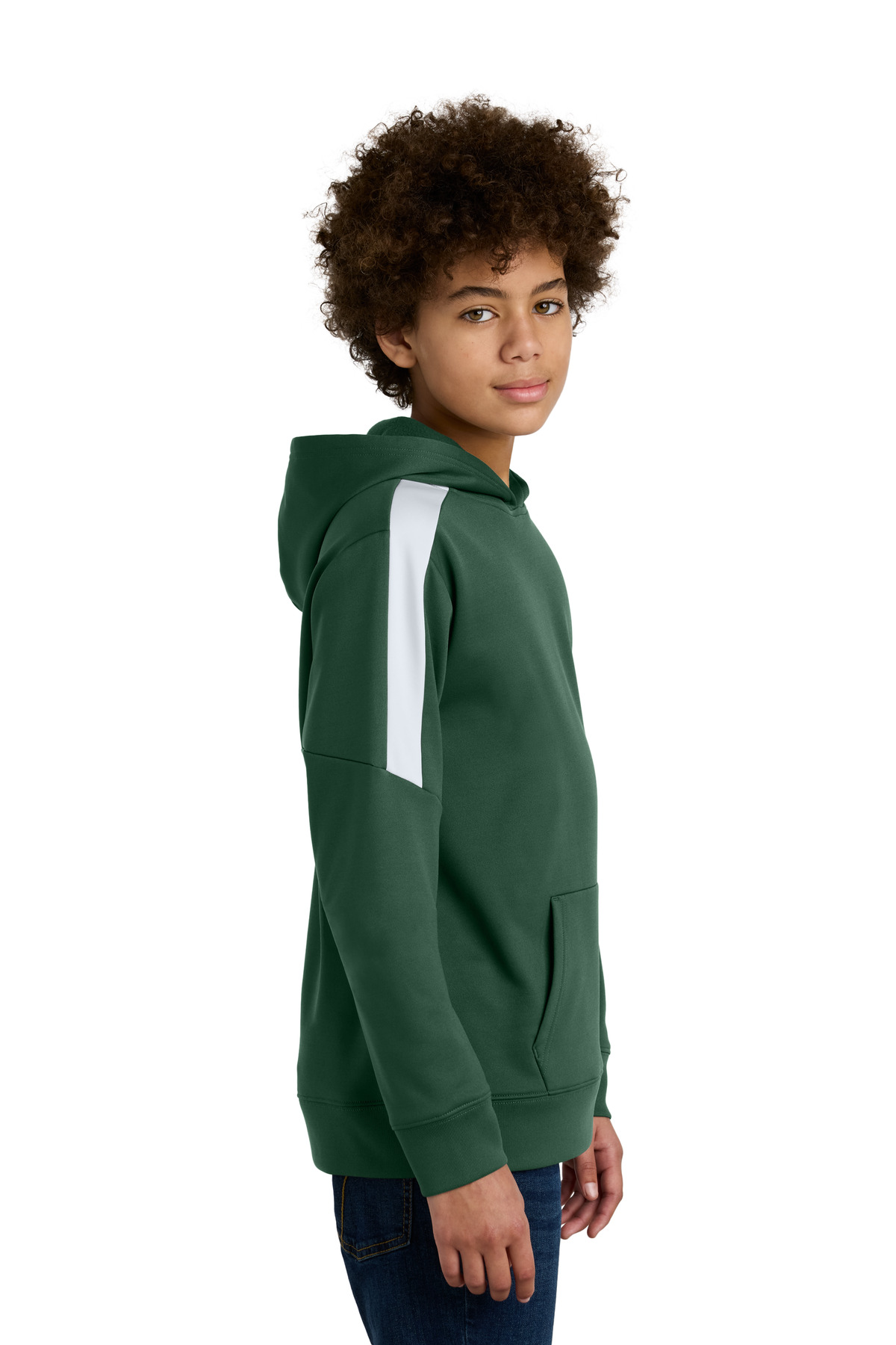 Sport-Tek Youth Sport-Wick Fleece United Pullover Hoodie YST255 39