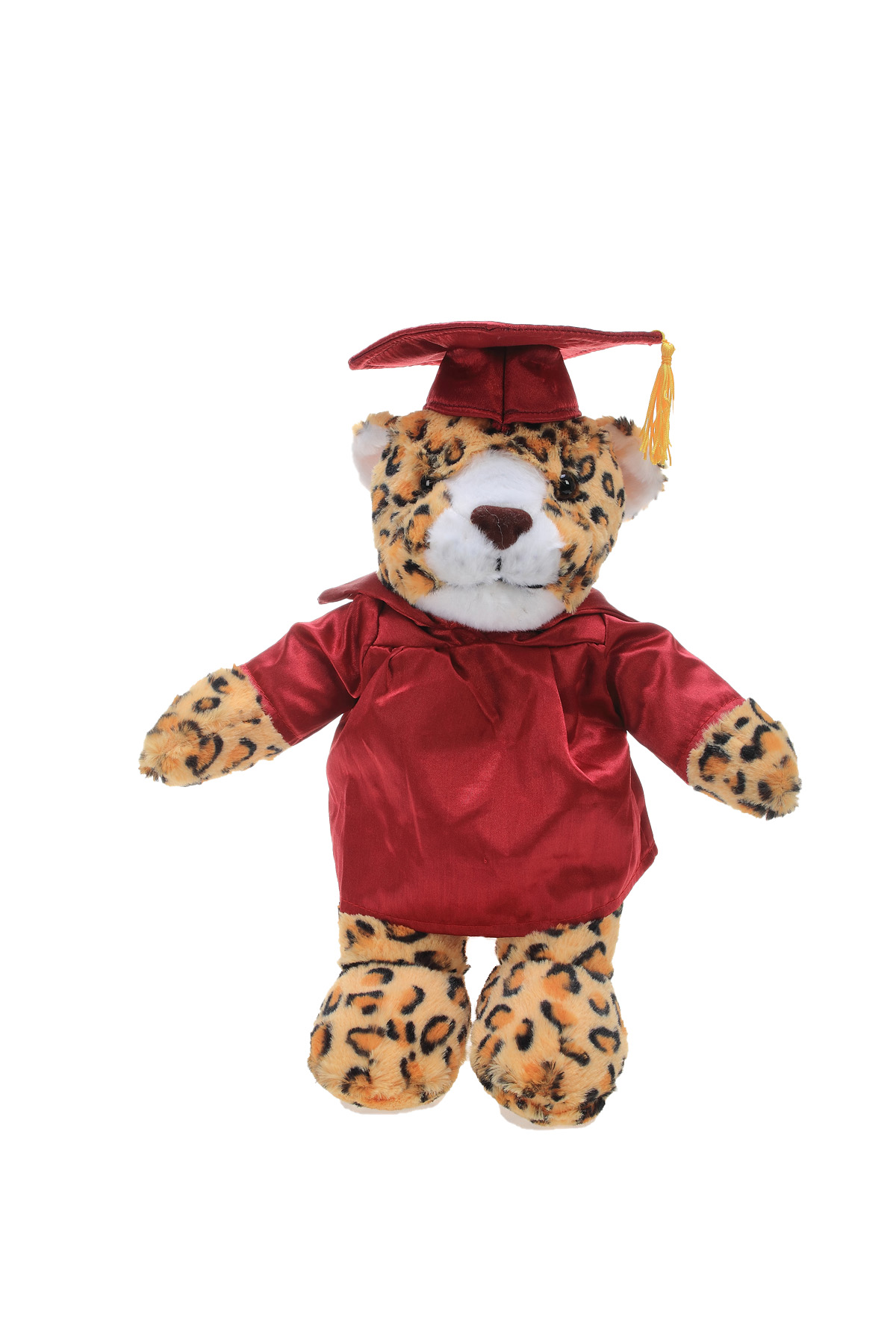 Soft Plush Leopard in Graduation Cap & Gown Stuffed Animal 2