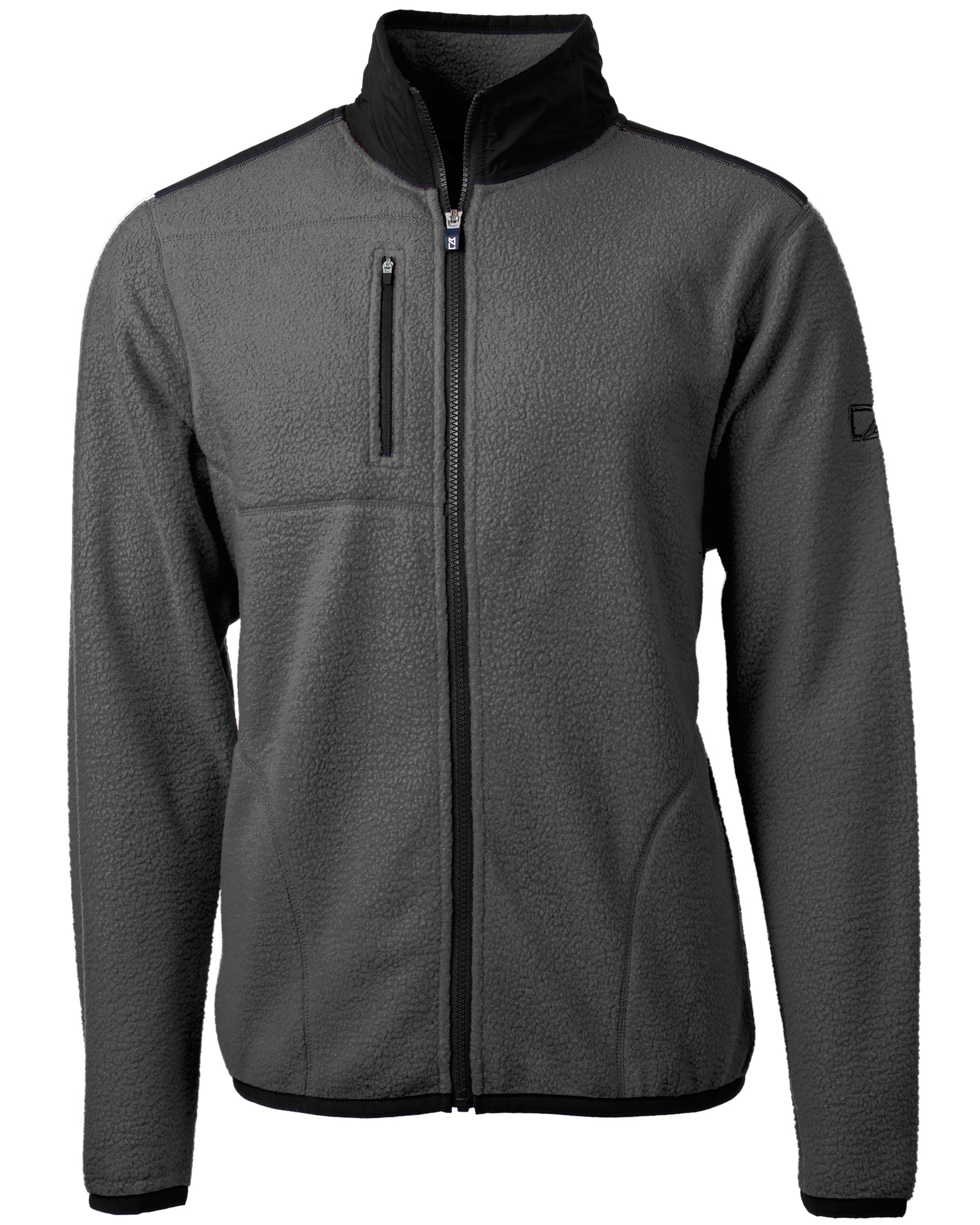 Cutter & Buck Cascade Epic Comfort Recycled Sherpa Fleece Mens Full Zip Jacket 5