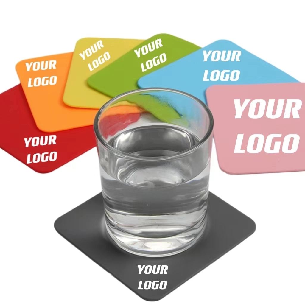 Square Silicone Coasters For Drinks 2
