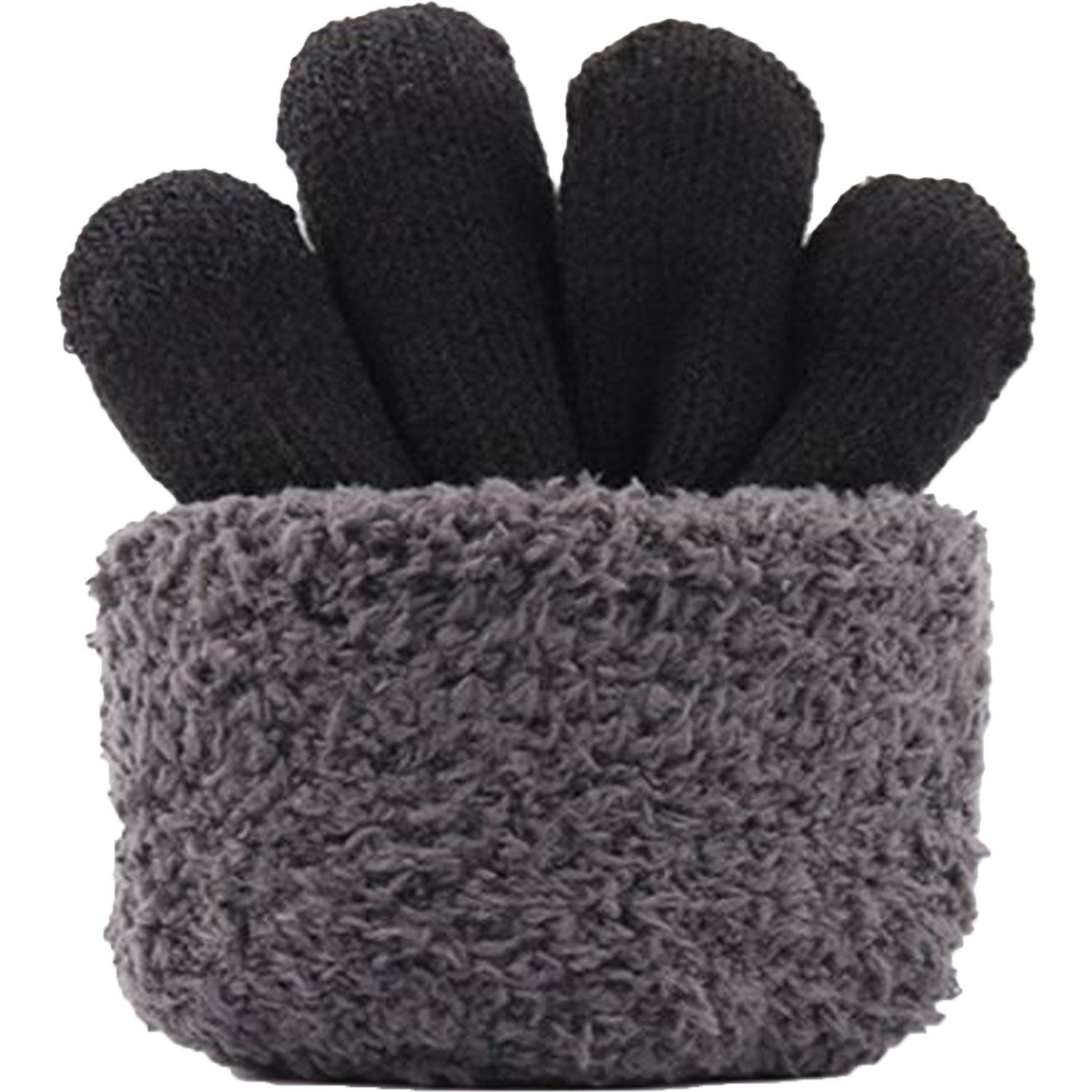 Thick Adult Warmth Gloves w/ 3 Finger Touch 2