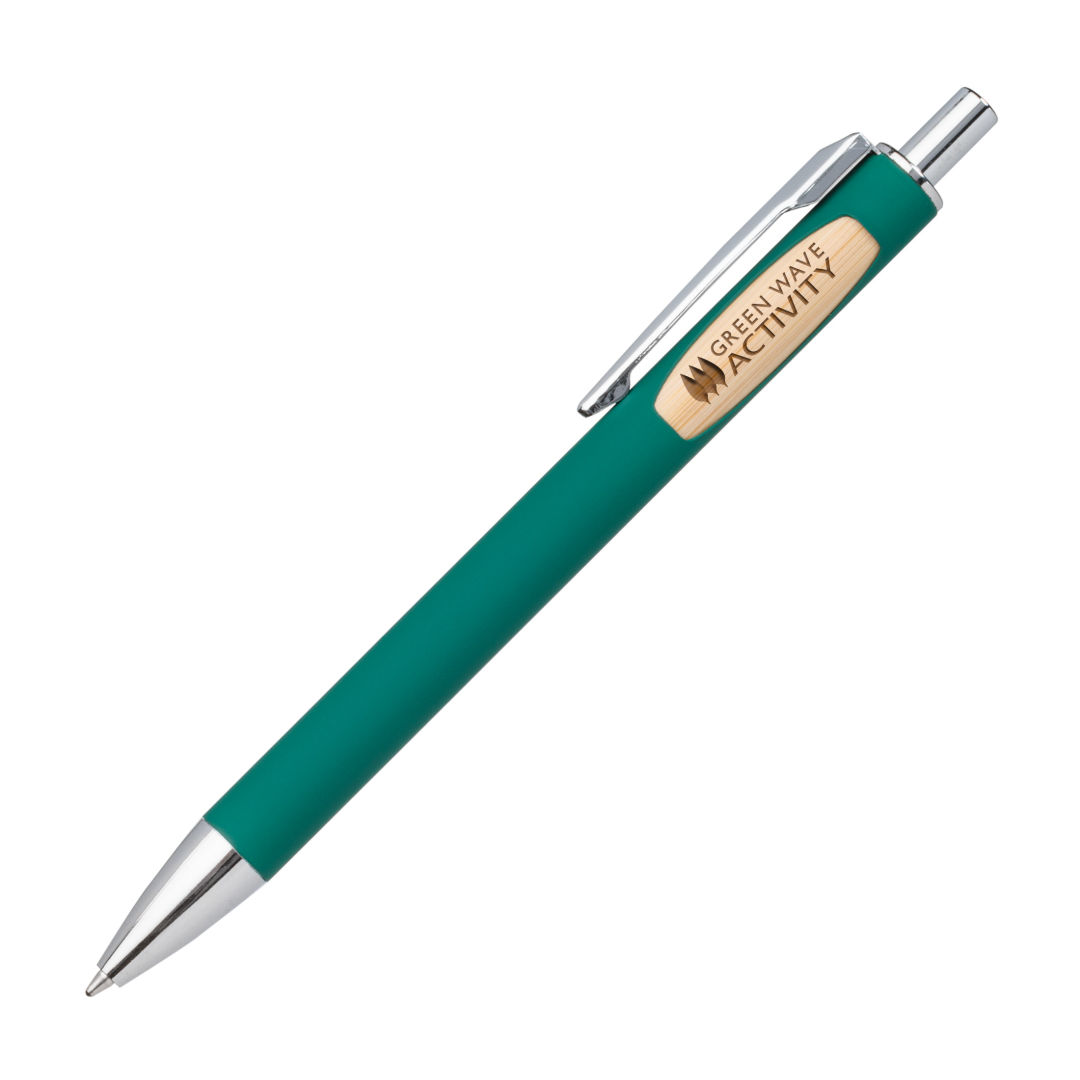 Sylvia Clicker Pen w/Bamboo Accent 7