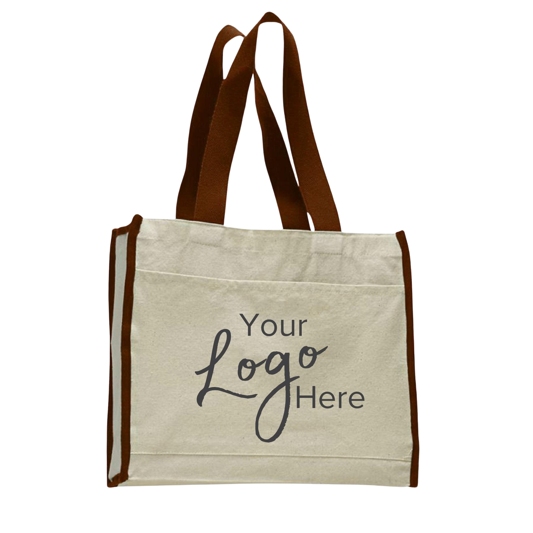 Canvas Tote Bag 14" W x 12" H with 5.25" Gusset 1