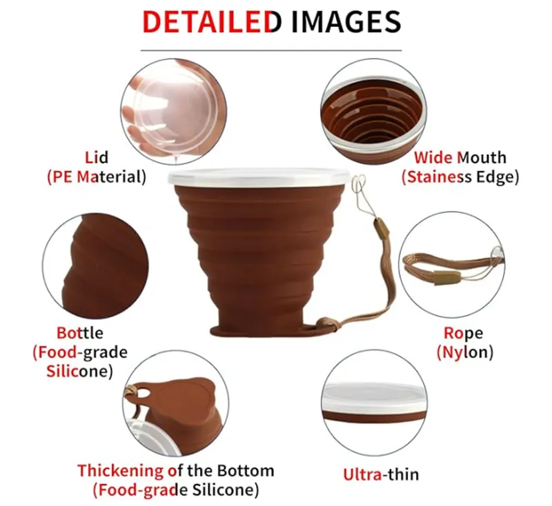 Silicone Collapsible Travel Cup 3