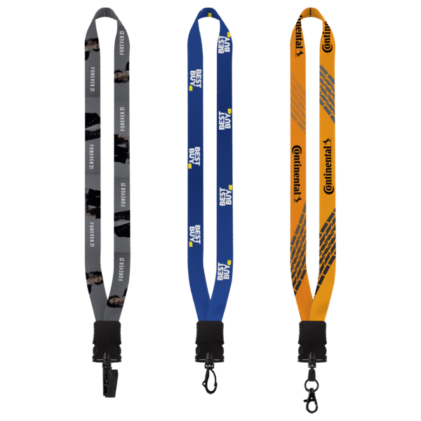3/4" Dye-Sublimated Waffle Weave Lanyard 18