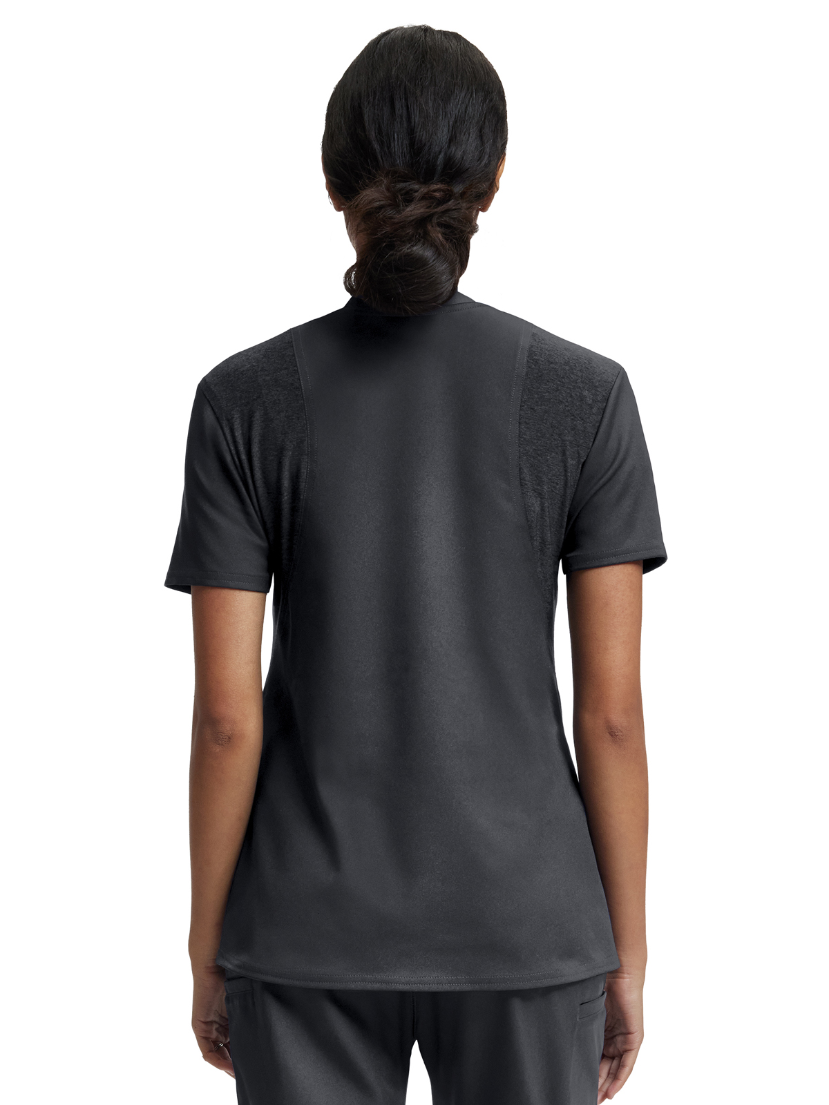 White Cross - VIBE - Women's Two-Pocket Knit Collar V-Neck Top 3