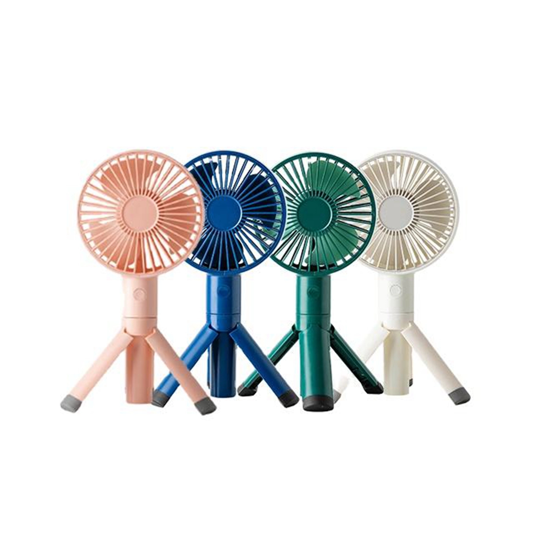 1200 mAh Folding Tripod Shape Handheld Fan 2