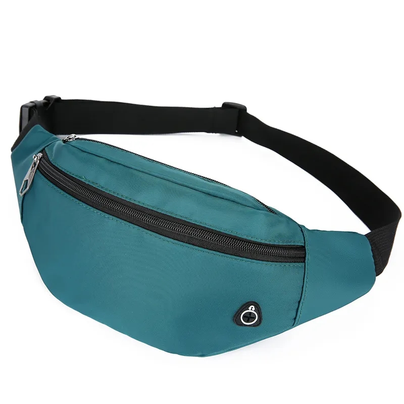 Nylon Outdoor 2 Zippered Fanny Pack 5
