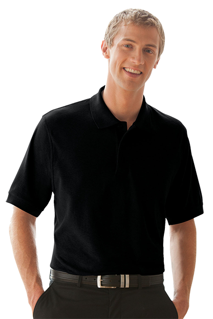 Soft-Blend Double-Tuck Pique Polo