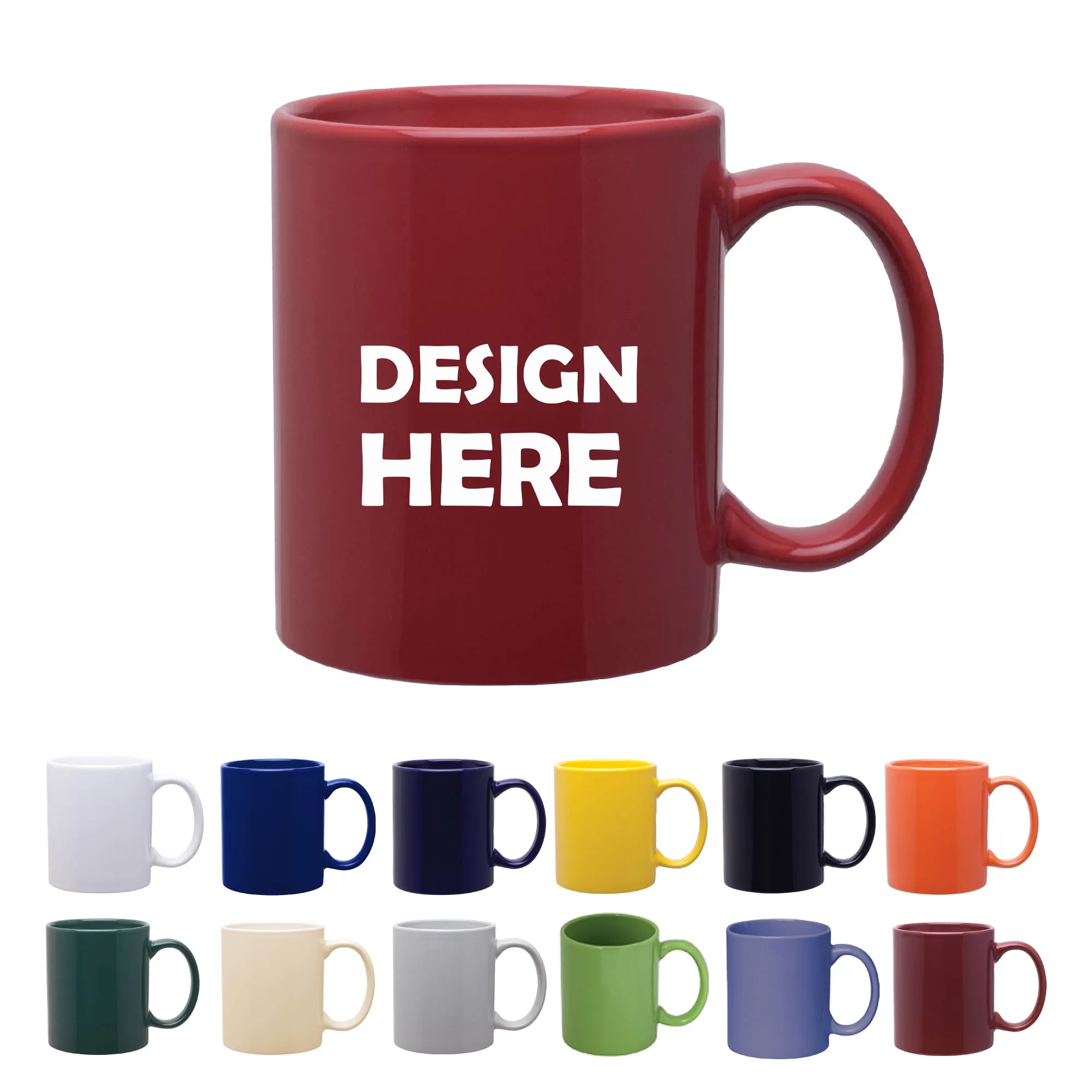 11oz Ceramic Coffee Mug 1