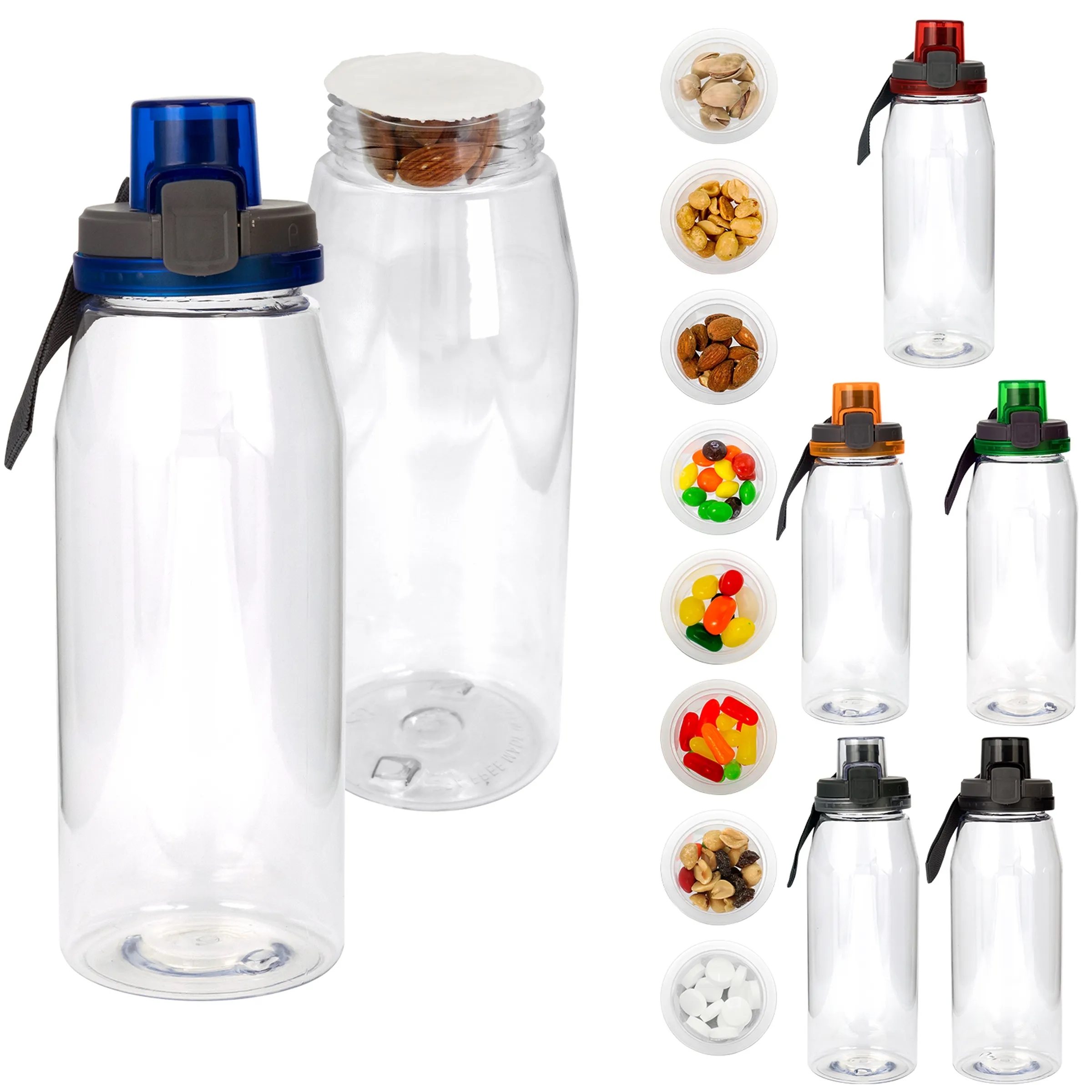 Locking Lid 32 oz. Snack Bottle 4