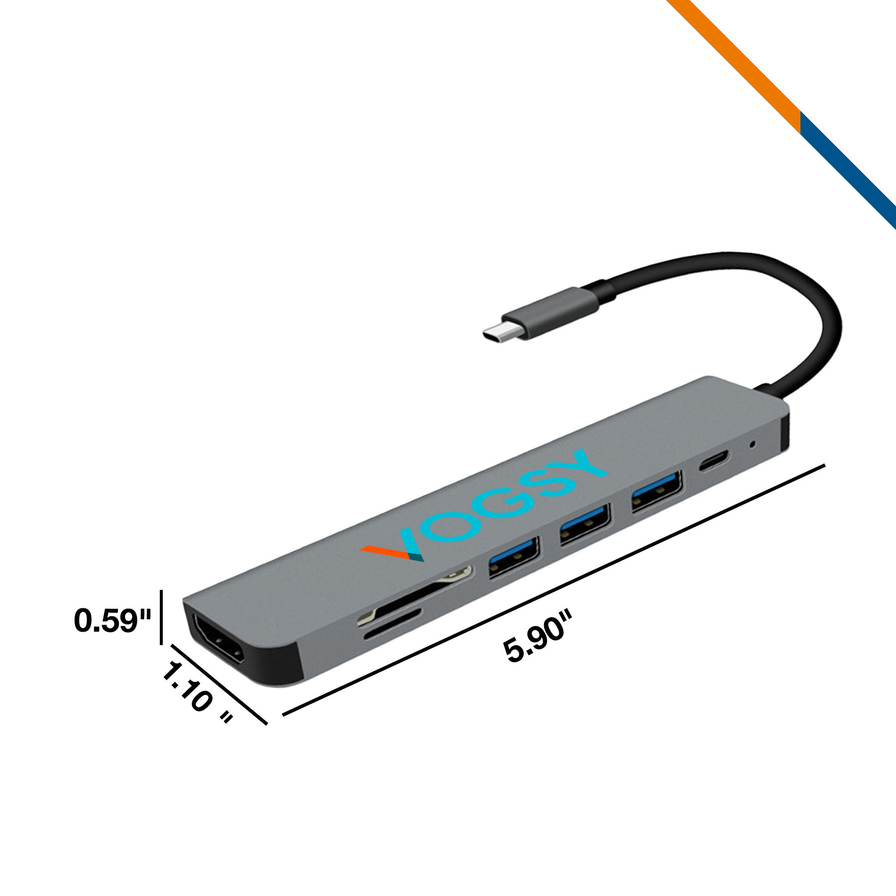 Aluxy 7in1 Type-C Hub 4