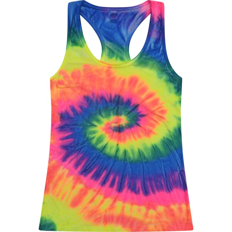 Tie-Dye Ladies' Racerback Tank 5