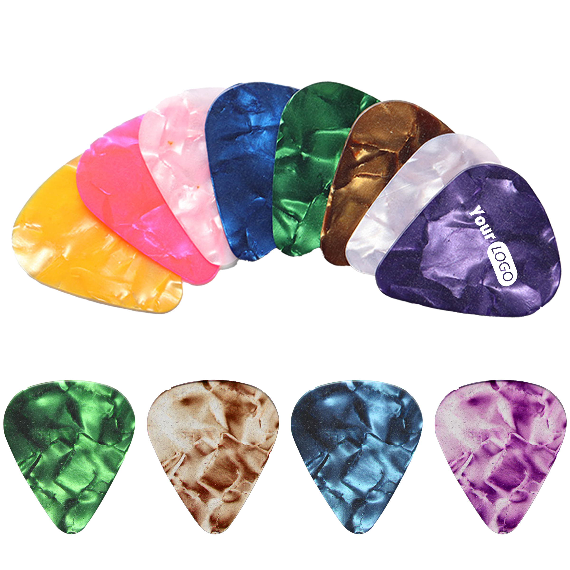 Abs Expressive Lightweight Celluloid Guitar Picks For All Styles 2