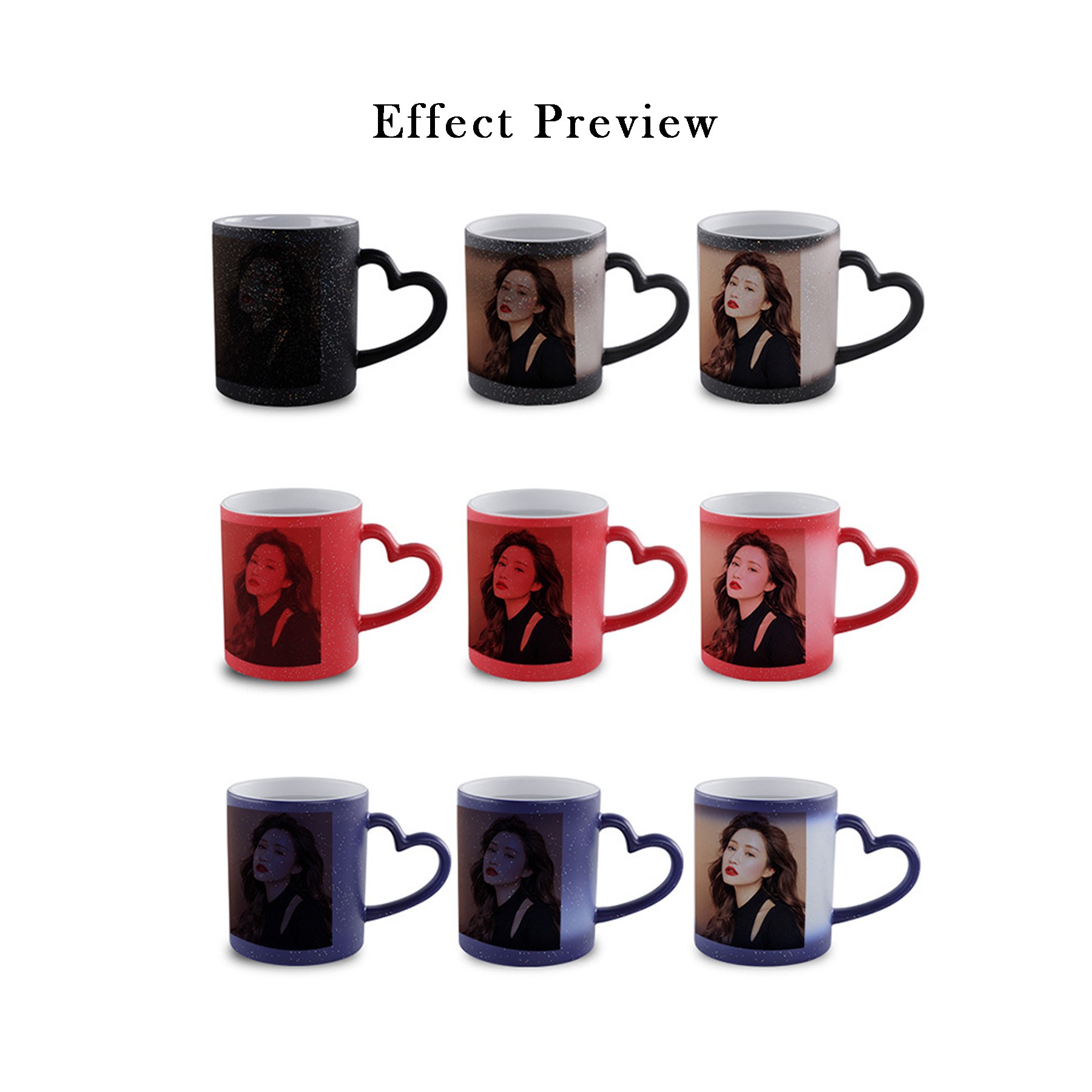 Sparkling Heat Sensitive Coffee Mug 2