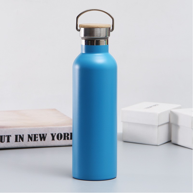20 oz. Wide Mouth Stainless Steel Vacuum Bottle, custom water bottle with logo imprint 2