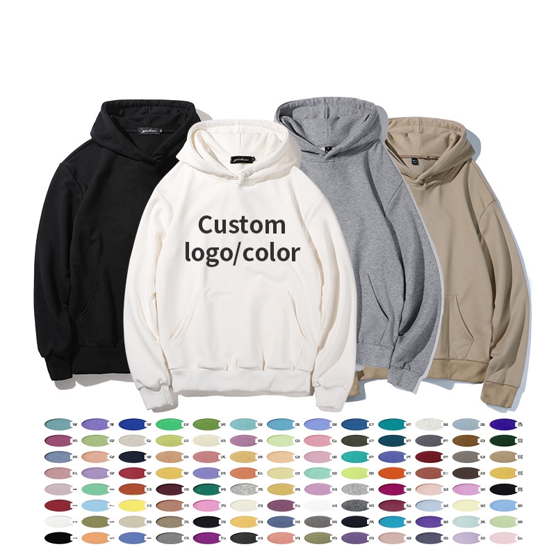 Custom Cotton Hoodie Sweatshirts, custom hoodie or sweatshirt with logo imprint 2