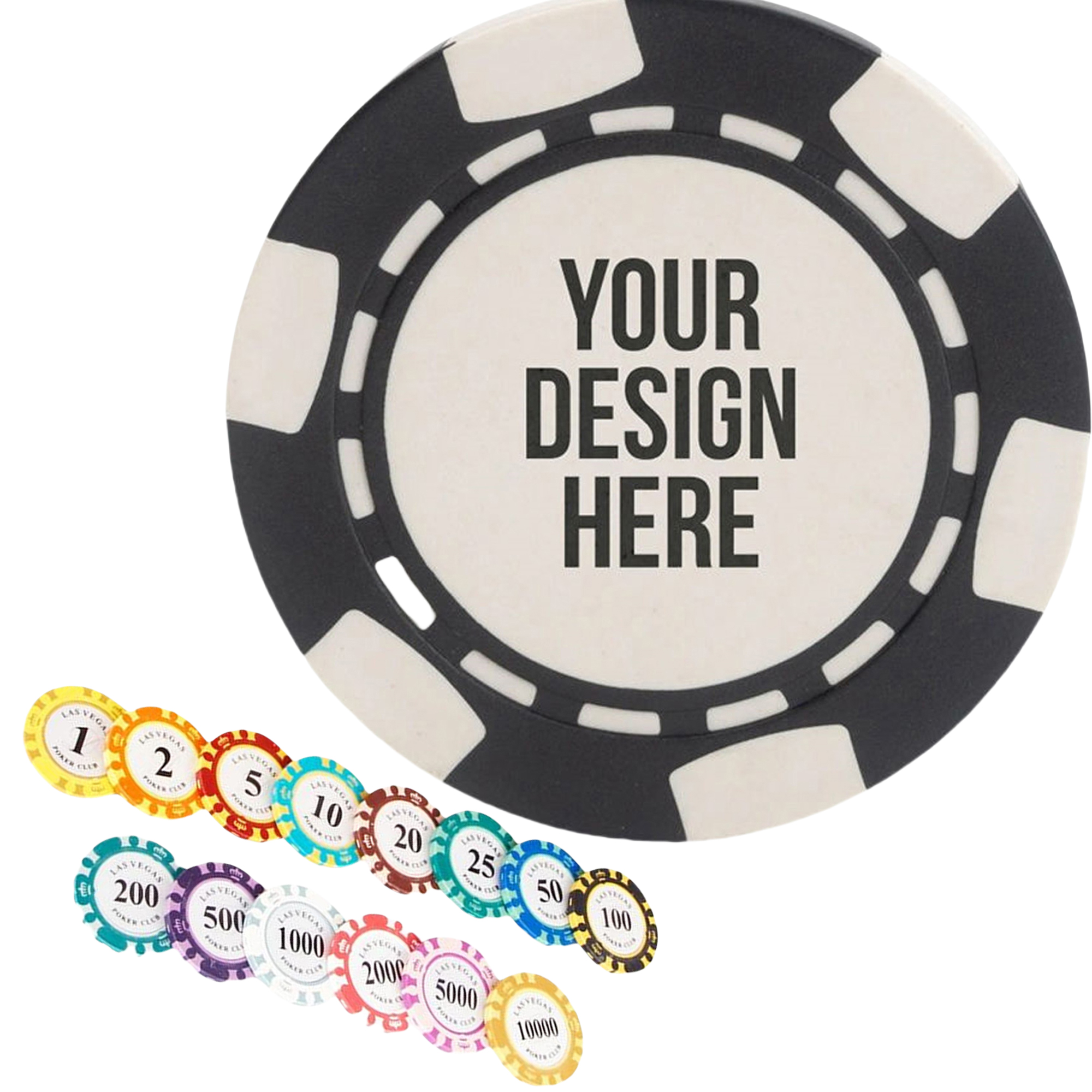 Personal Logo Plastic Poker Chips Sets 2