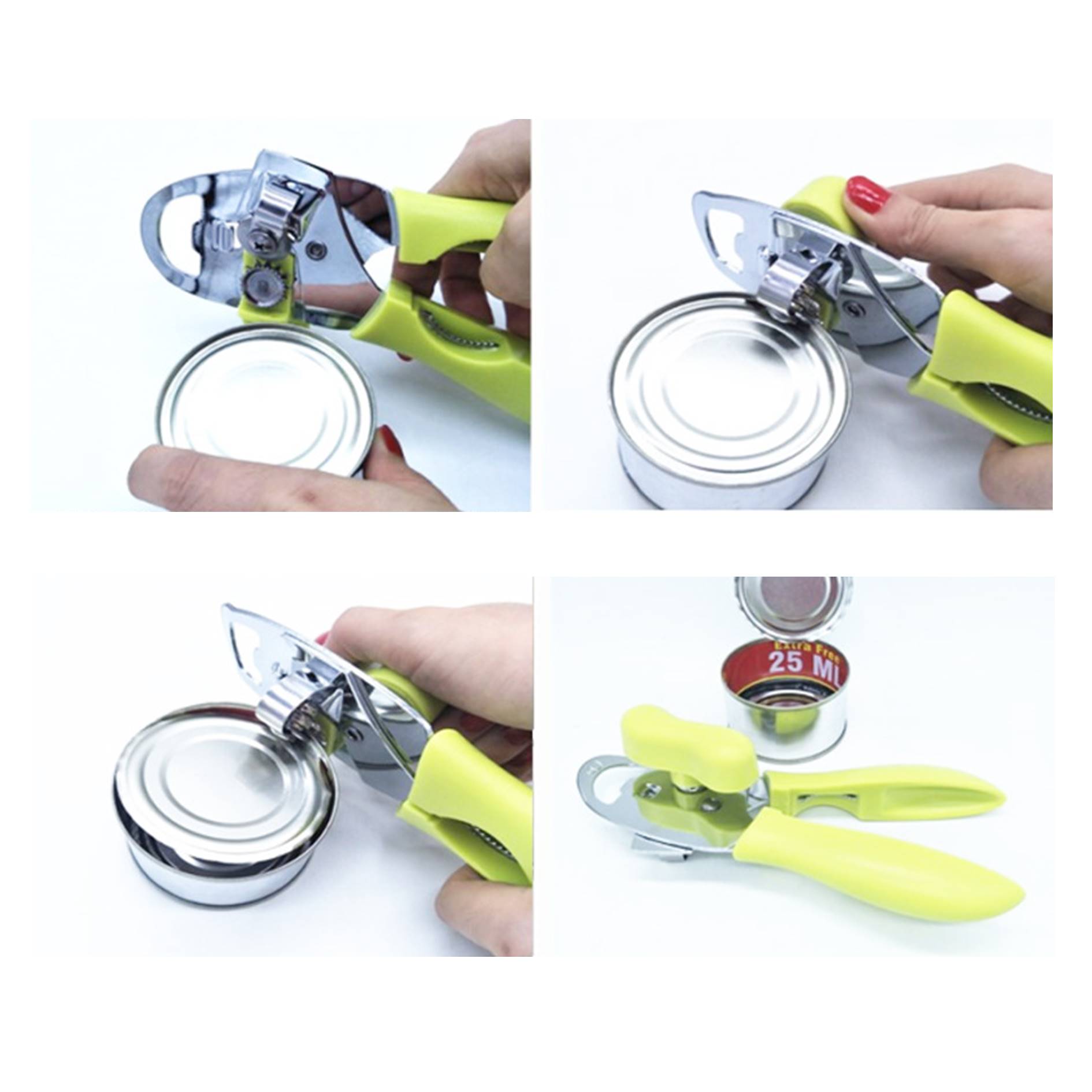 Stainless Steel 4 In 1 Can Opener 2