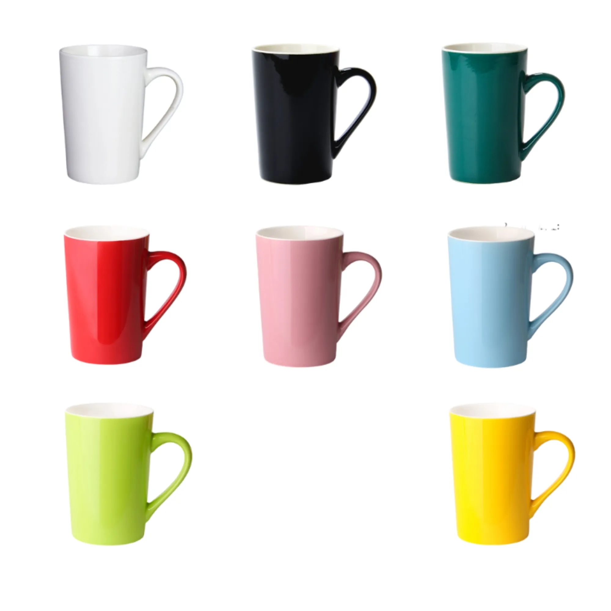 12oz Solid Color Ceramic Mug 5
