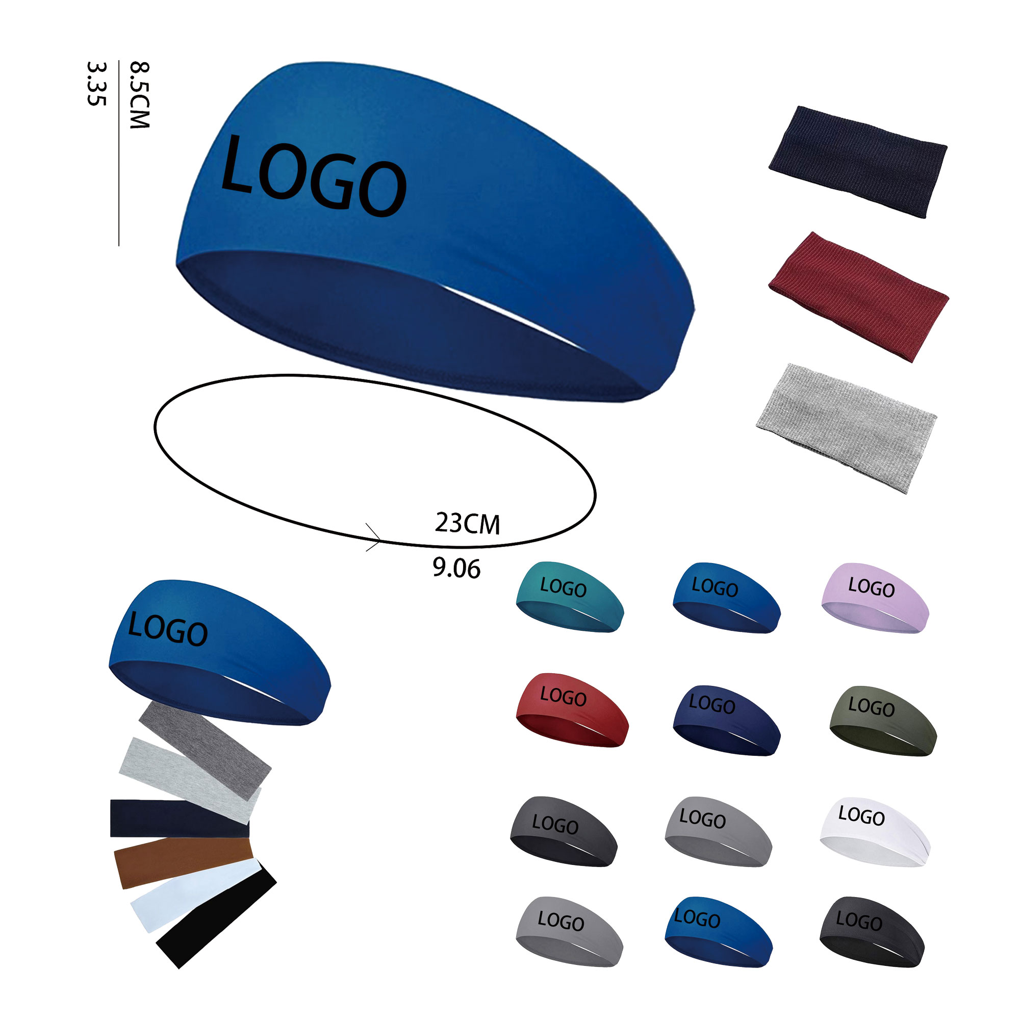 Unisex Sports Sweatband for Running and Fitness 3