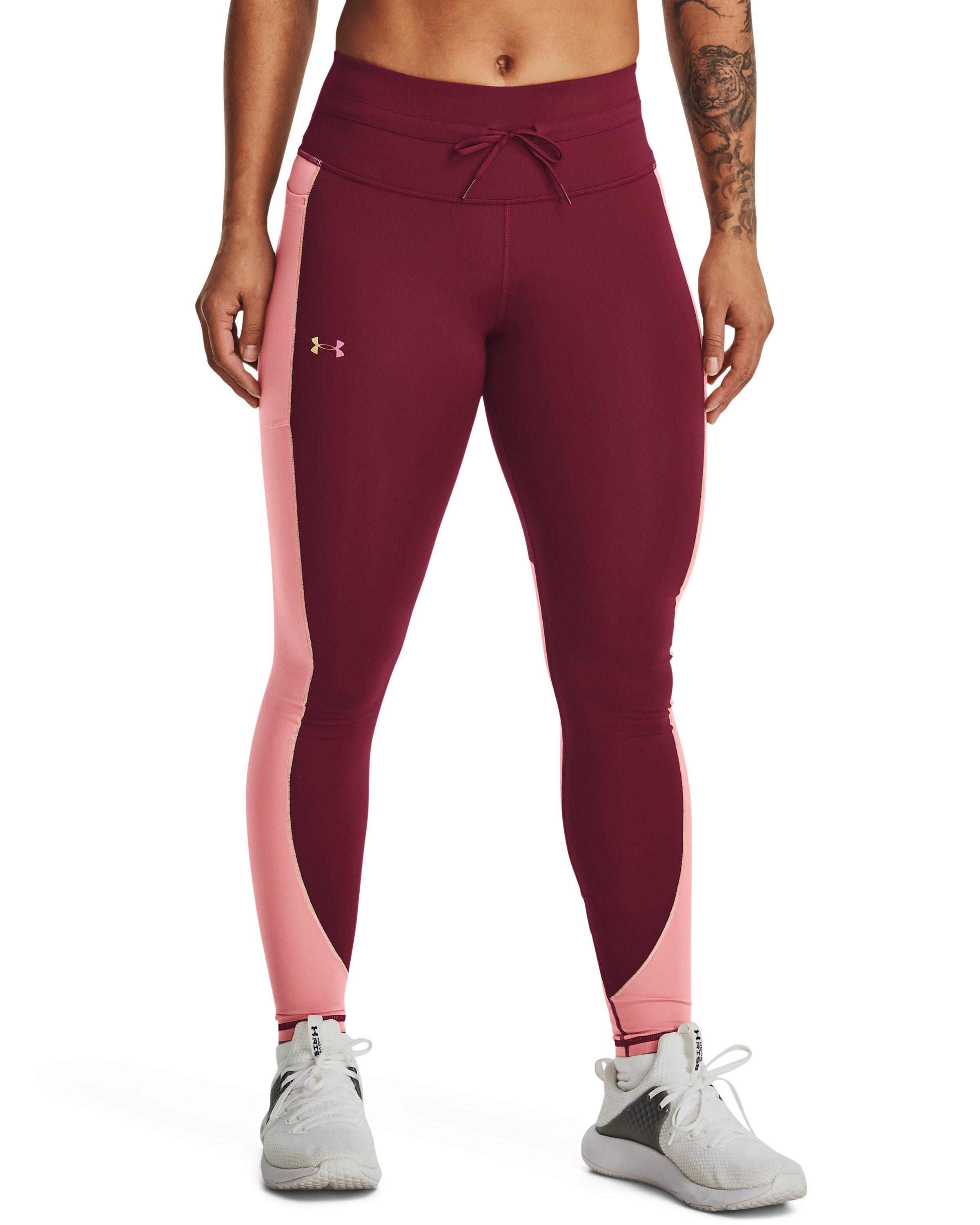 UA RUSH ColdGear No-Slip Waistband Women's Full-Length Leggings 4