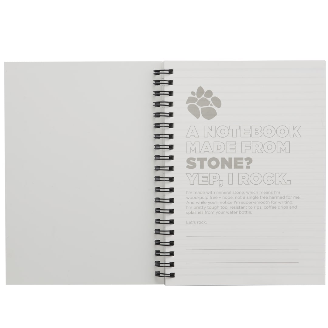 5” x 7” Mineral Stone Field Spiral  Notebook 36