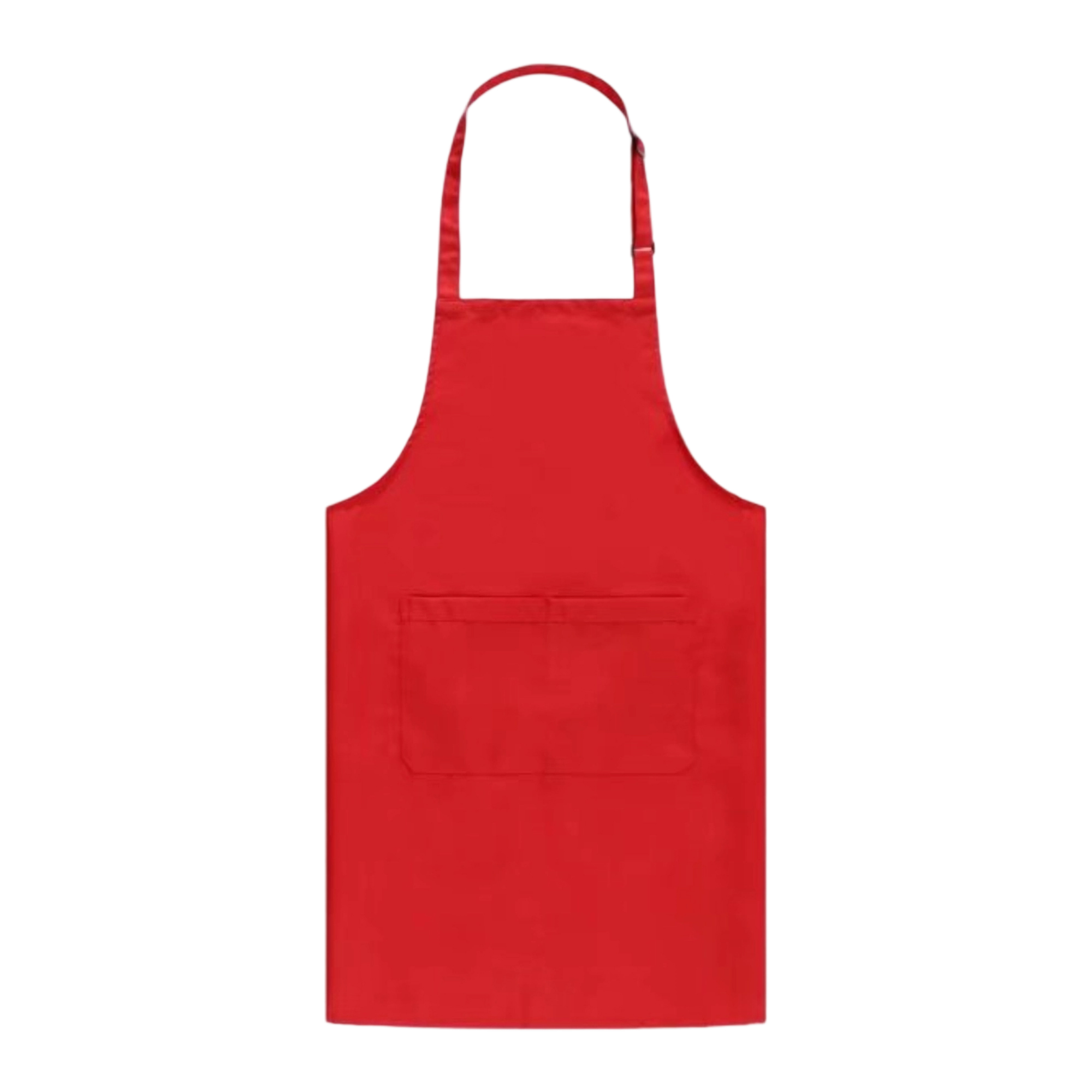 Polyester Chef Apron With Neck Strap 25.6" Length x 29.6" Width 6