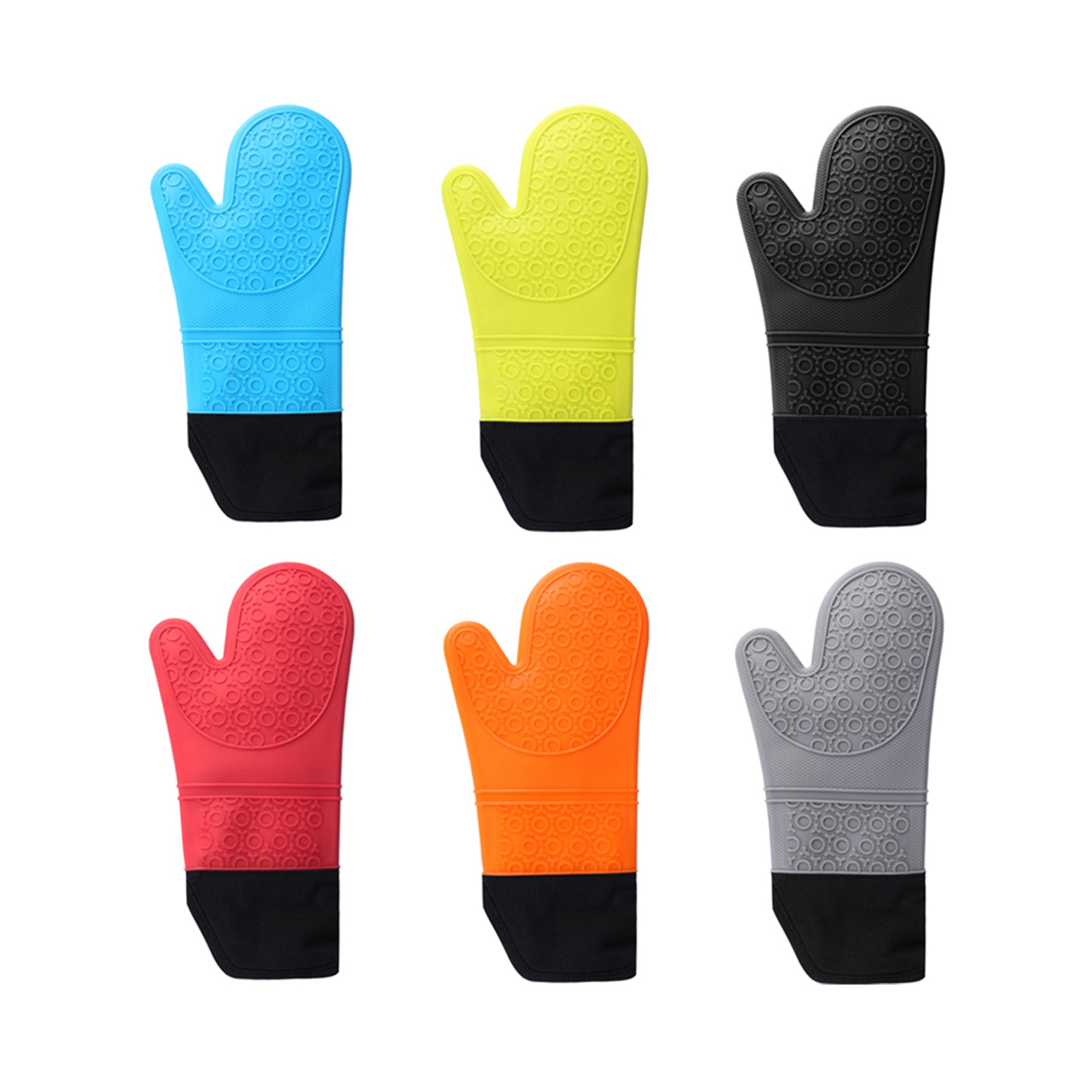 Extra Long Professional Silicone Oven Mitt 1