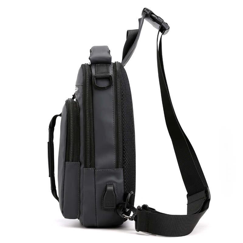 Sling Backpack with Detachable Strap and USB Port 4