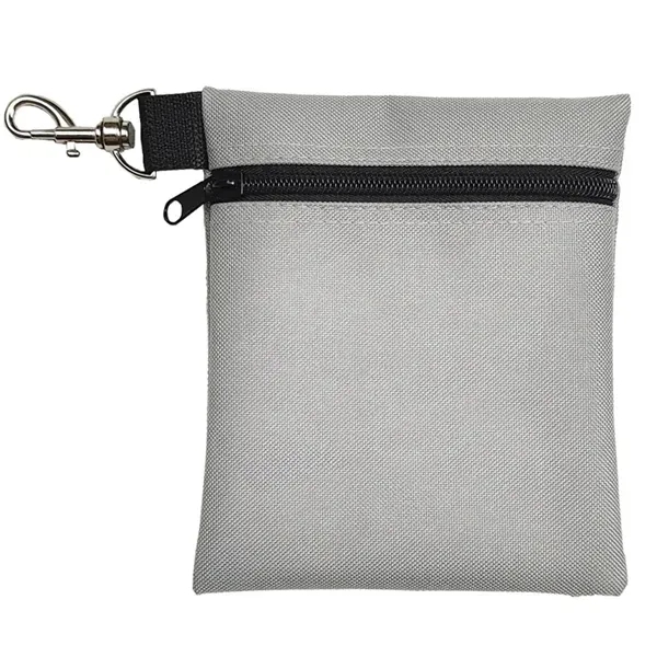 Tee Bag Holder with Metal Lobster Claw Clip - Golf Accessory 10