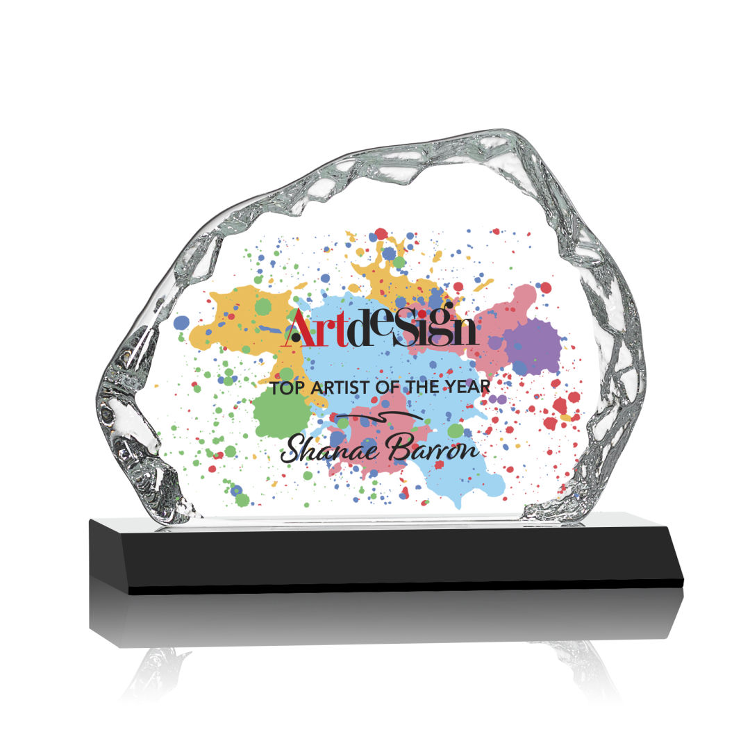 Aspen Iceberg VividPrint™ Award on Base 17
