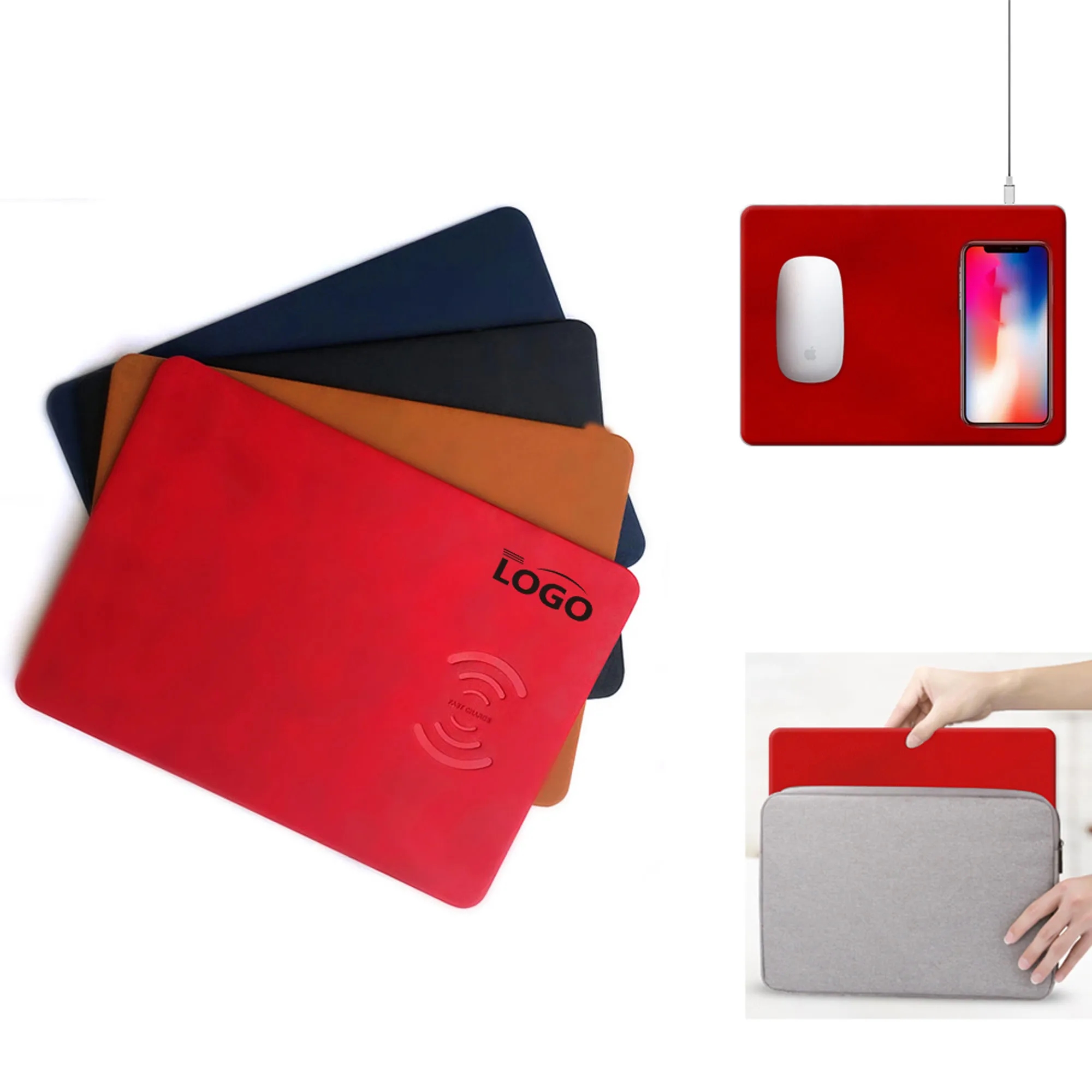 Wireless Charging Mouse Pad MOQ 100PCS