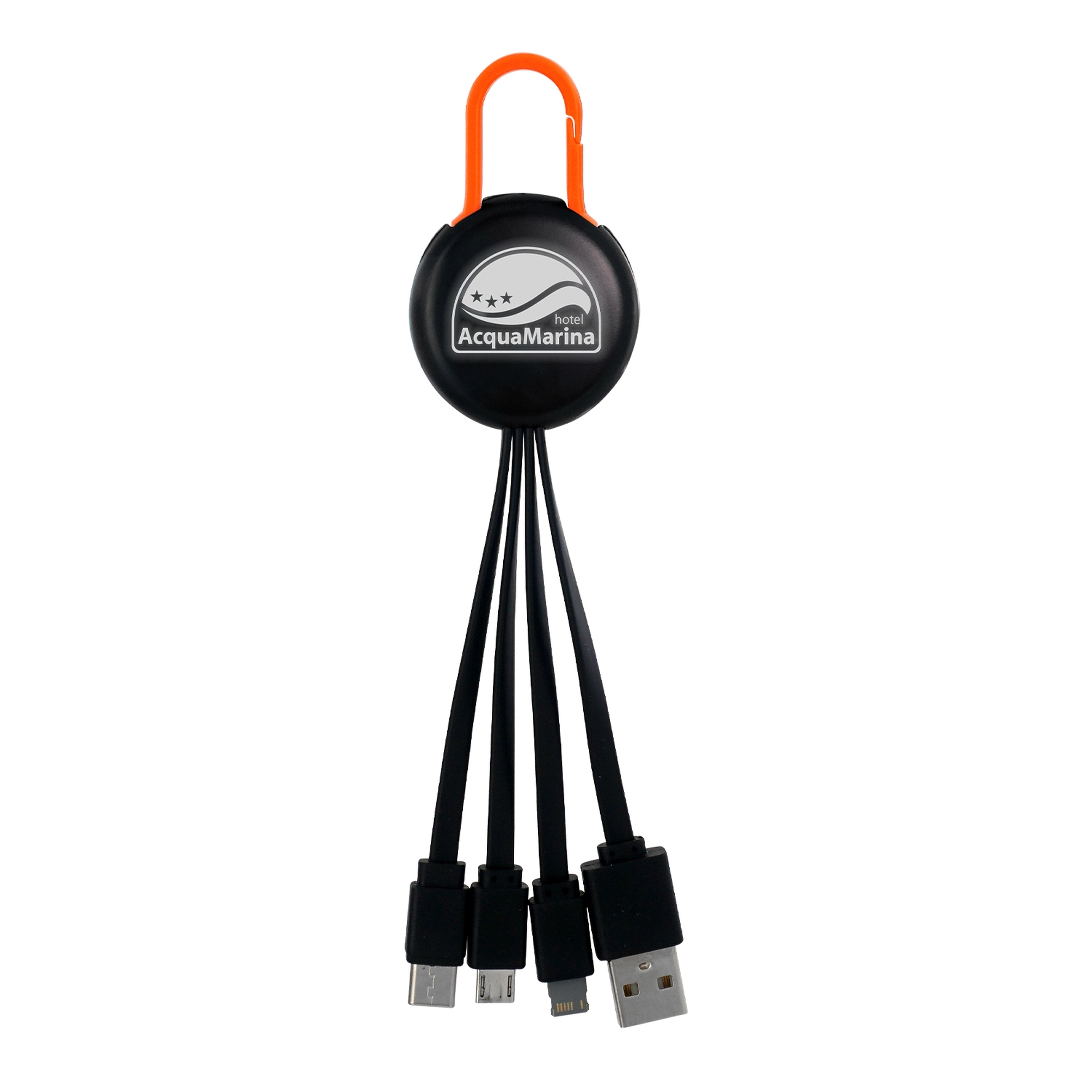 LIGHT UP LOGO CLIP 3 IN 1 CHARGING CABLE 8
