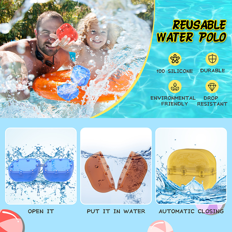 Water Balloons Quick Fill Self Sealing for Kids Adults 5