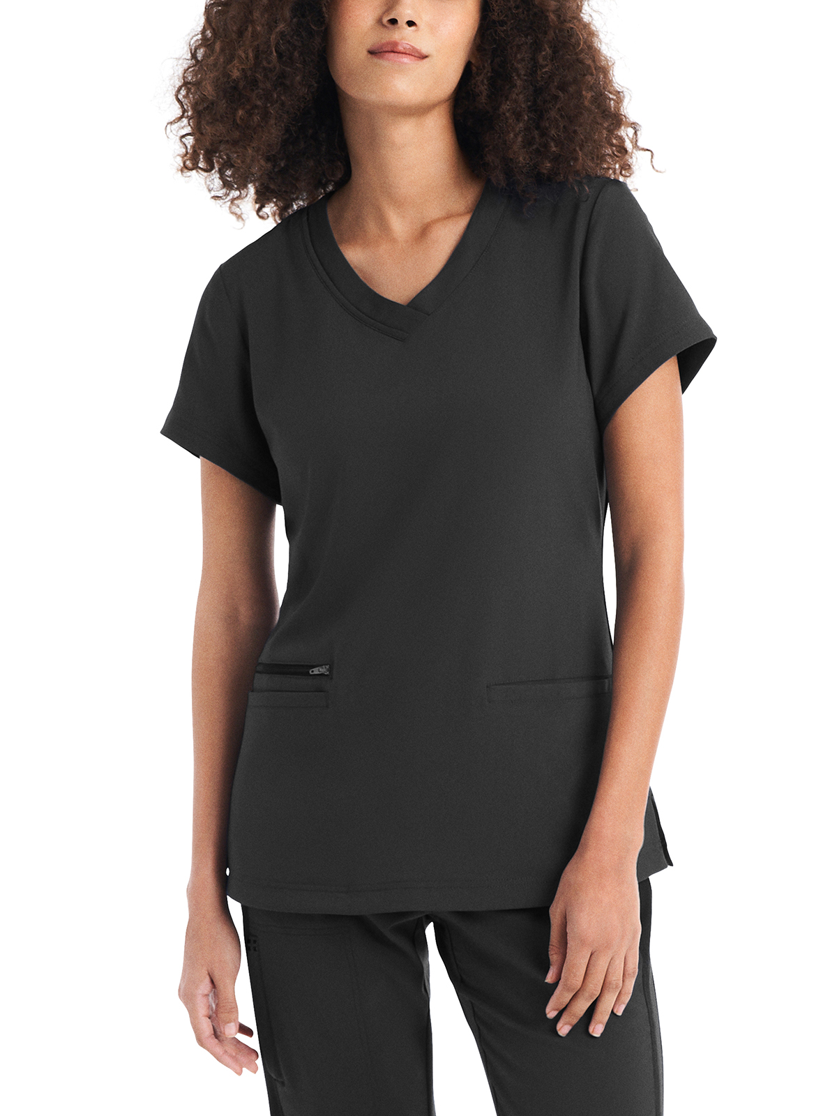 White Cross - CRFT - Women's Three-Pocket V-Neck Top 4