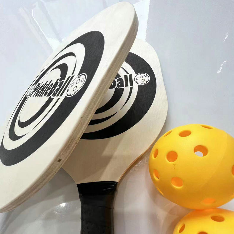 Wooden Pickleball Paddle Set 5