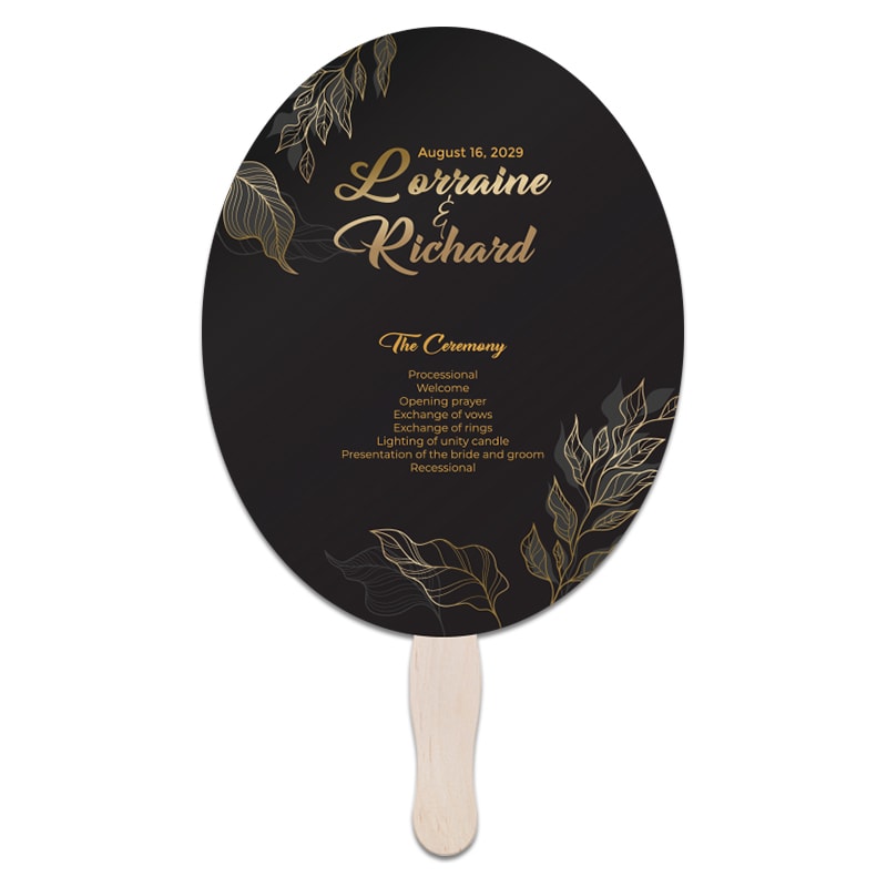 Wedding Hand Fans 4