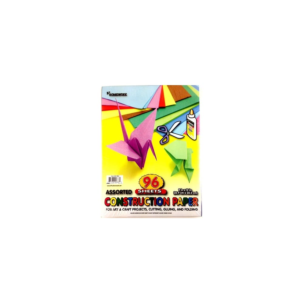 Construction Paper - 96 Sheets 9" x 12" 2
