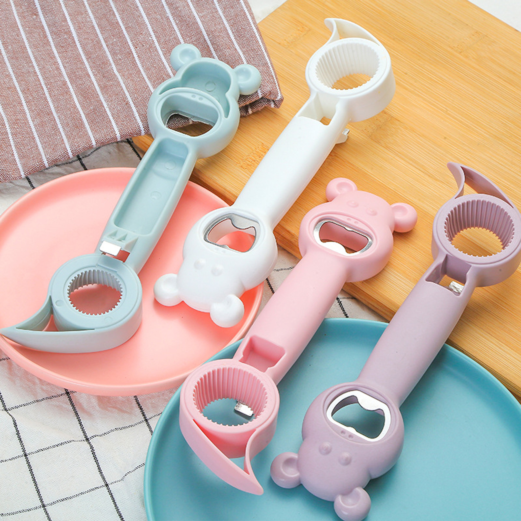 4-in-1 Multi-Function Can and Bottle Opener