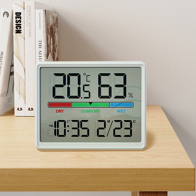 Digital Weather Station Clock with Indoor/Outdoor Monitoring 6
