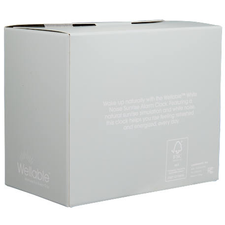 Wellable™ White Noise Sunrise Alarm Clock 16