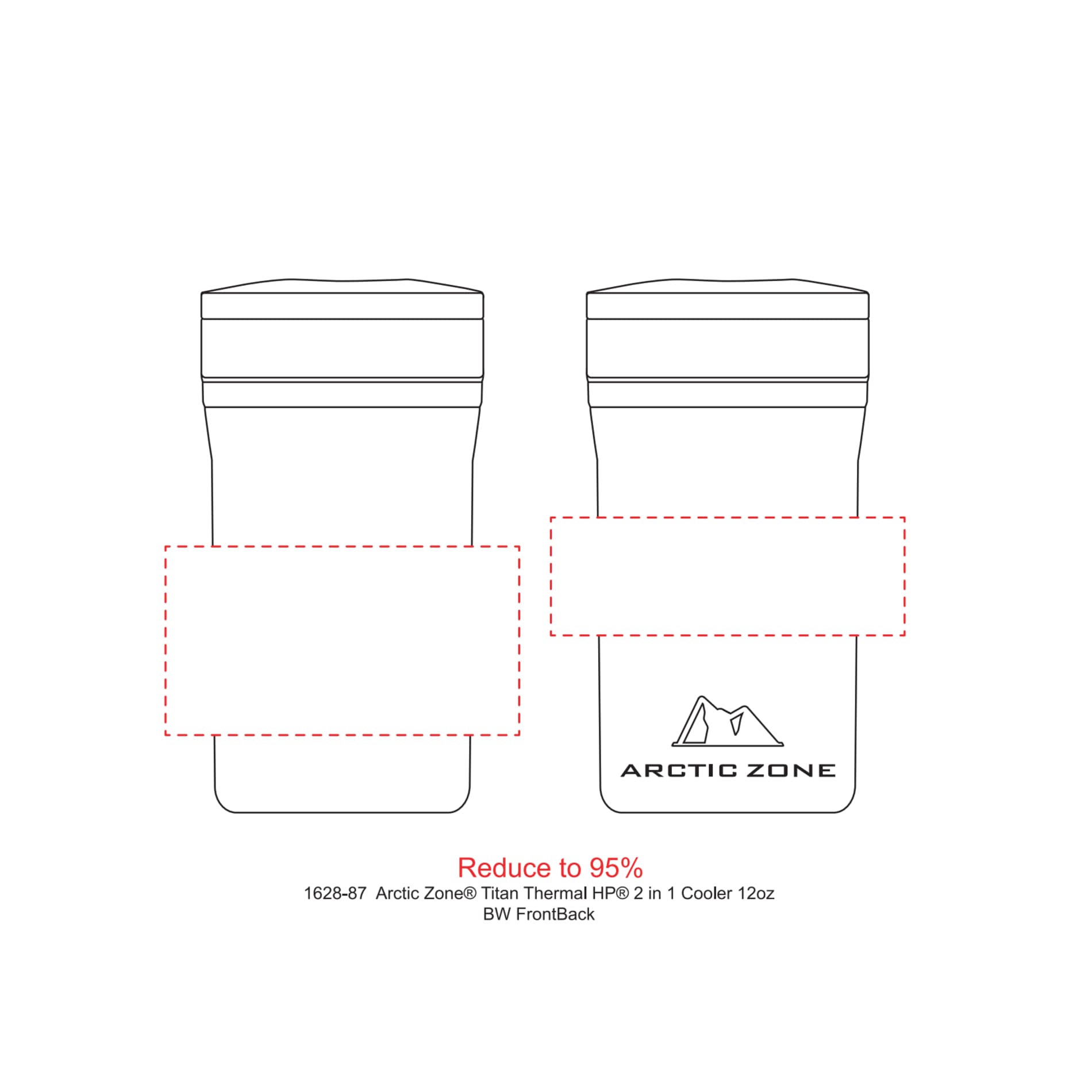 Arctic Zone® Titan Thermal HP® 2 in 1 Cooler 12oz 93