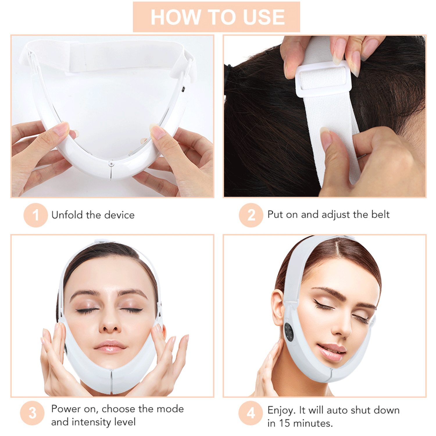 Double Chin Eliminator slimming machine Face Lift Massager 13