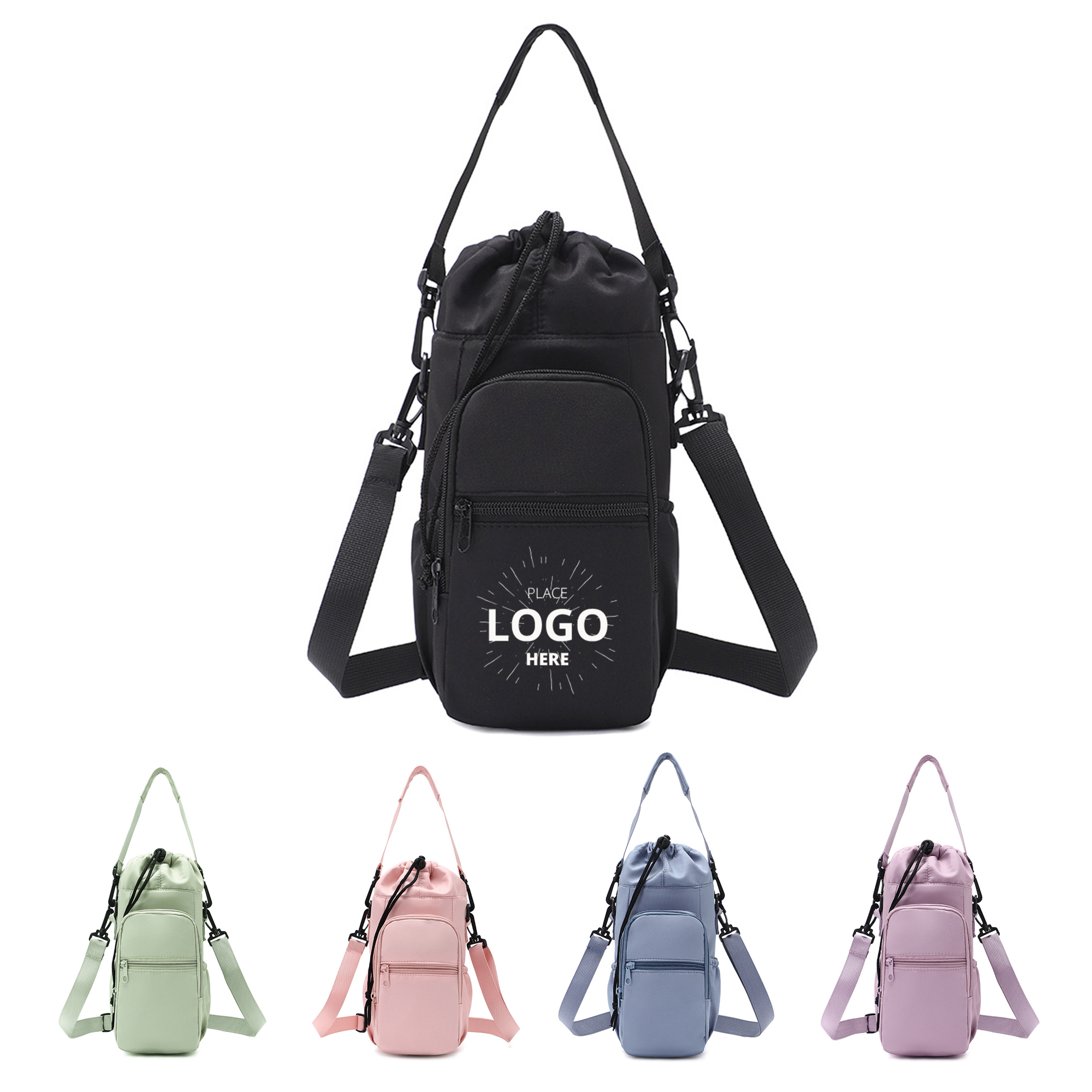Outdoor Portable Crossbody Water Bottle Insulation Cover 1