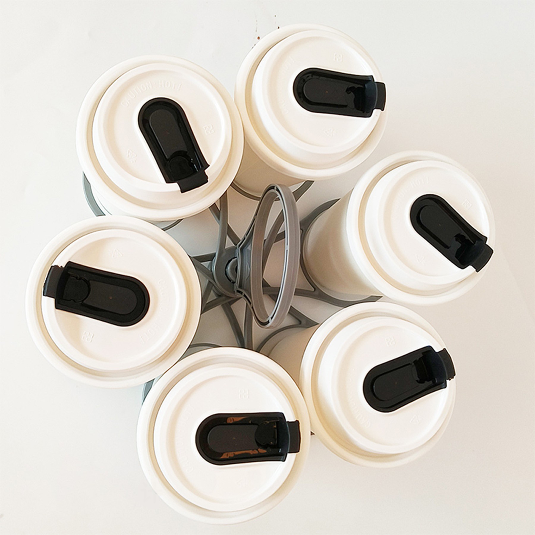 Foldable Rotating Party Wine Glass Holder 1