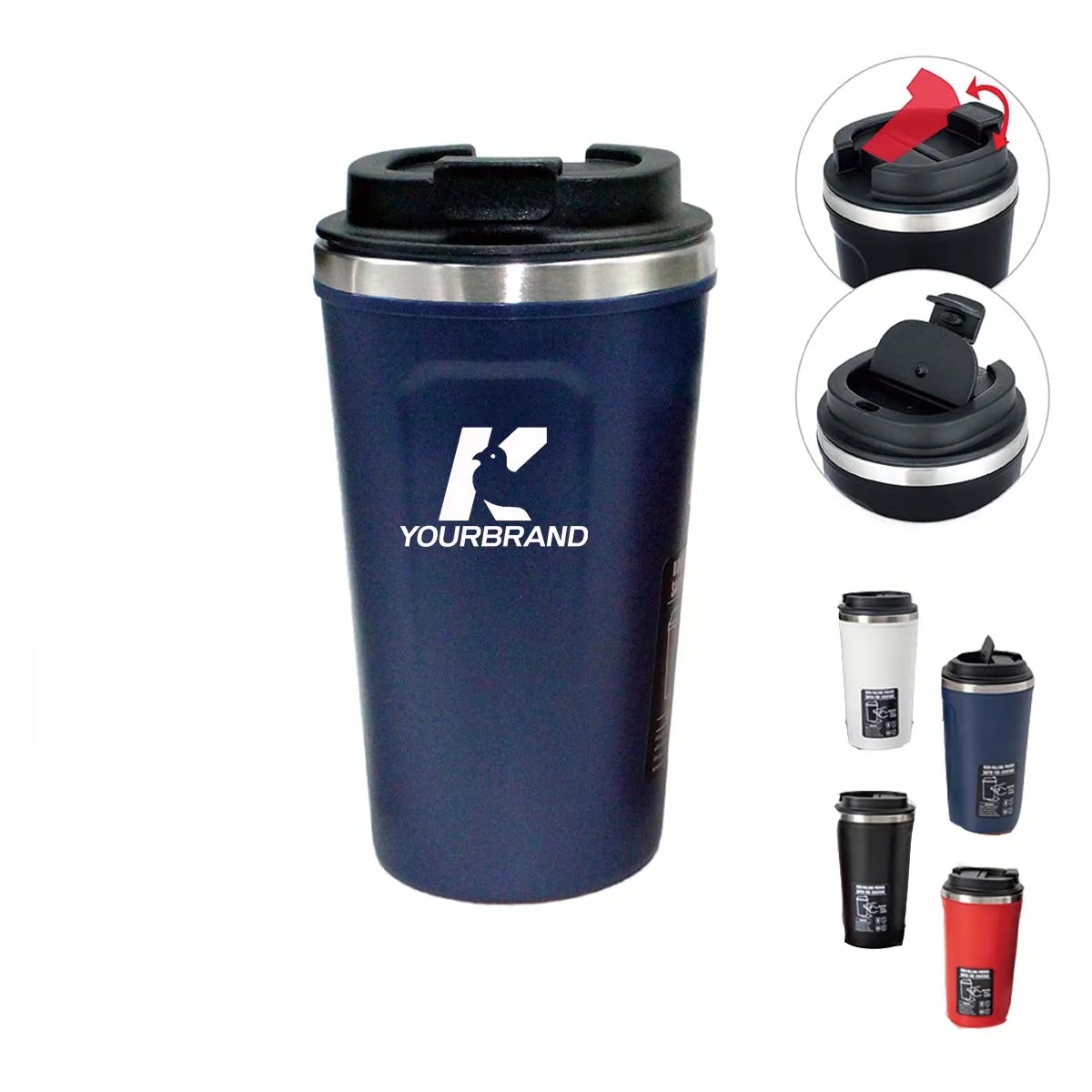 Stock Durable Stainless 304 Food Grade Anti Fall Tumbler 5