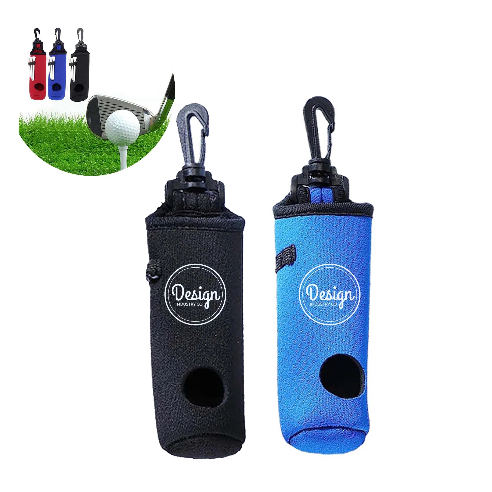 Portable Golf Bag with Tee Holder 2